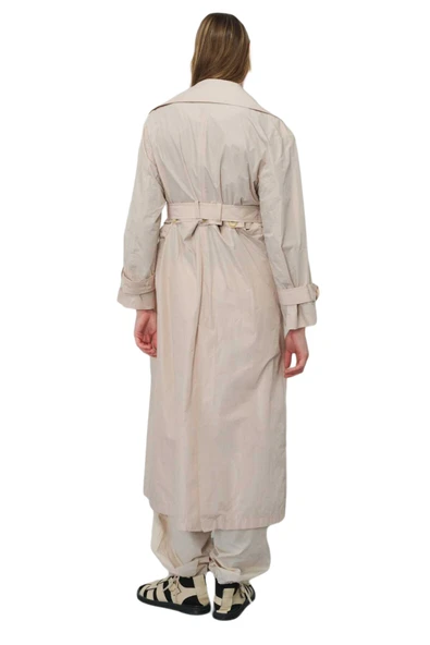 TRENCHCOAT Uniseks Gri Trençkot - W22W01D001TC - Resim 6