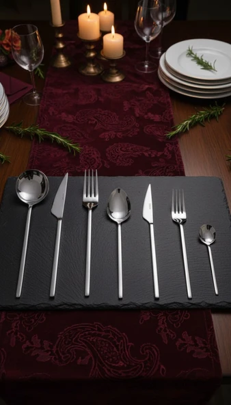 Ersan Home Selin Premium 84 Parça Çatal Kaşık Takımı - Resim 2