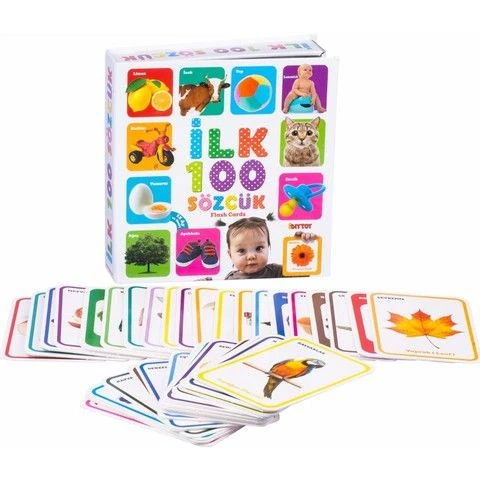 Diytoy Dil Gelişimi ve Kelime Öğrenme Seti: İlk 100 Sözcük + Manyetik Alfabe ve Meyve Sebzeler (3'lü Paket) - Resim 3