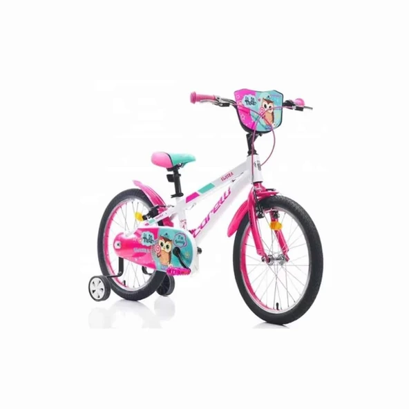 Corelli Swera 20 Jant Beyaz Pembe Yeşil Kız Çocuk Bisikleti 25CM Kadro (5-7 Yaş) ürün görseli 1