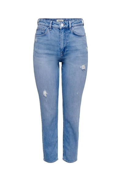 Only   ONLEMILY HW STR ANK DST DNM REA697 NOOS Kadın Mavi Jean - O15249500 ürün görseli 1