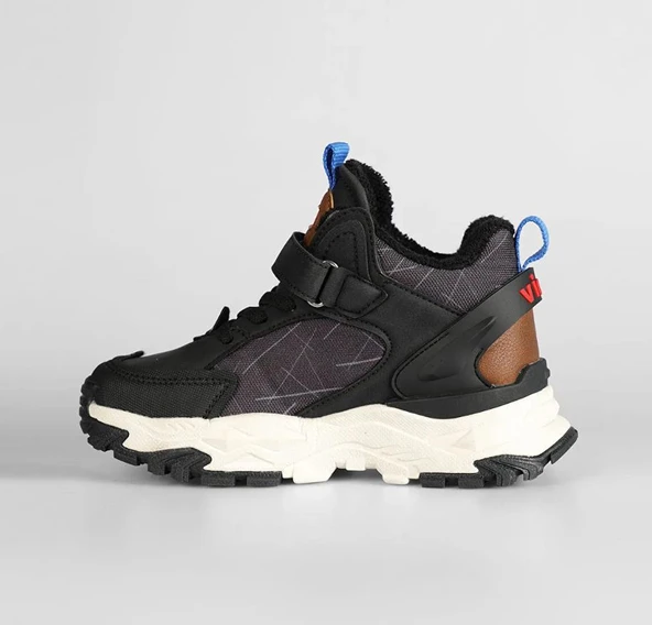 Vicco Tura Siyah Trekking Kürklü Bot Outdoor Spor Ayakkabı - Resim 3