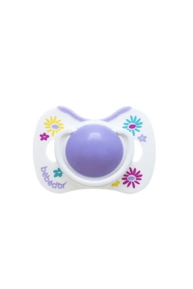 Bebedor Silikon Kiraz Uçlu Medikal Emzik 6-18ay Mor 102 ürün görseli 1