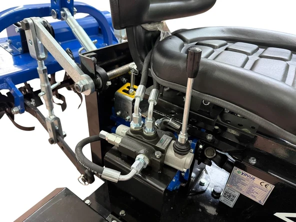 Yavuz Y600SX PRO 188FE 12 Hp Dizel Marşlı 4x4 Mini Traktör - Resim 9