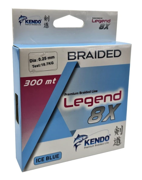 Kendo Legend X8 300M Ice Blue Örgü İp - Resim 7
