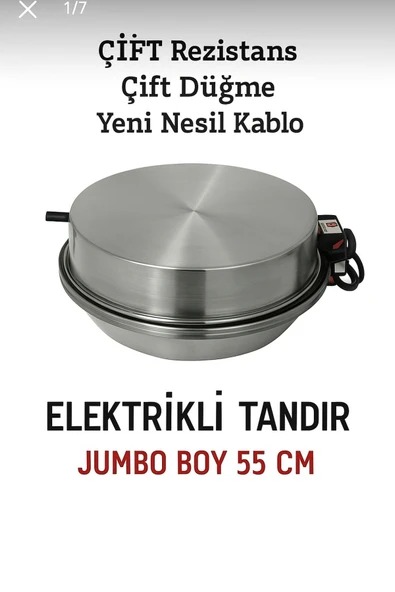 Gönder Gönder Gelsin Jumbo Boy 55 Cm Elektrikli Tandır ürün görseli 1