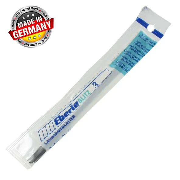 Eberle Blitz Düz Ahşap Plastik Kıl Testere Ağzı No:1 - 12 Adet ürün görseli 1