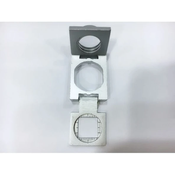 1 Cm Full Çelikkaplı Full Çelik Kaplı Katlamalı Büyüteç Th-9008A - Resim 2