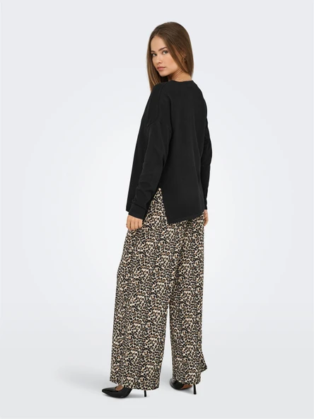 Only   ONLAMALIO LIFE LS V-NECK KNT Kadın Black Kazak - 15340735 - Resim 5