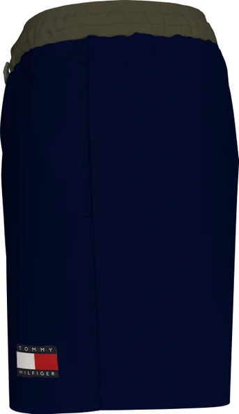 Tommy Hilfiger   MEDIUM DRAWSTRING Erkek Mavi Deniz Şortu - UM0UM03455 - Resim 3