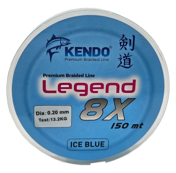Kendo Legend X8 150M Ice Blue Örgü İp - Resim 11