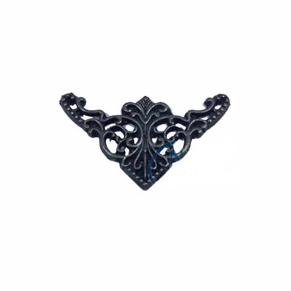 Dekoratif Köşe Süsü, Köşelik - Küçük, 19x34mm, Eskitme, 100 Adet ürün görseli 1