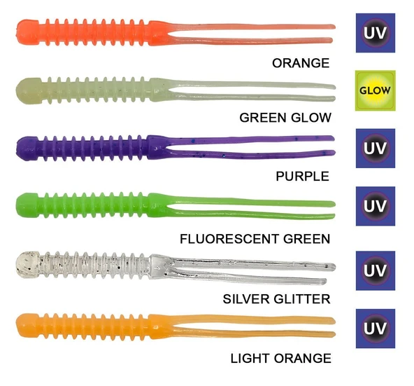 Kendo Killer Worm Lrf Silikonu 5,5cm 12 Adet - Resim 2