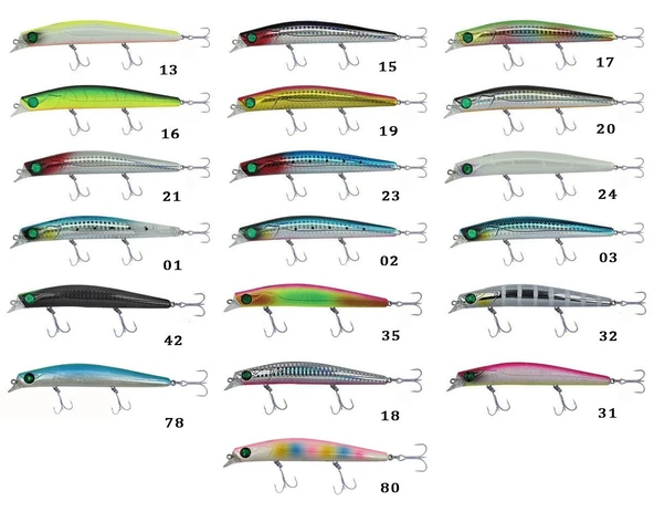 Kendo Haryu 12.5 cm 14.8 g Floating Sahte Balık - Resim 2