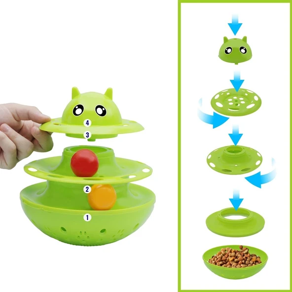 Mama Ödül Hazneli Hacı Yatmaz Kedi Köpek Oyuncağı ürün görseli 1