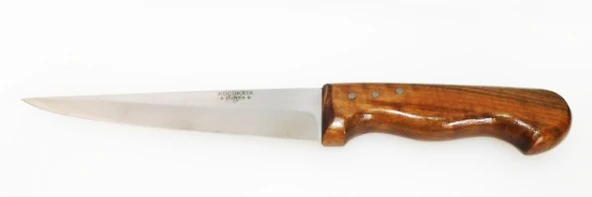 Küçükata Bursa İnce Sivri Kasap Bıçağı No:3, 17 cm - Ahşap Sap ürün görseli 1