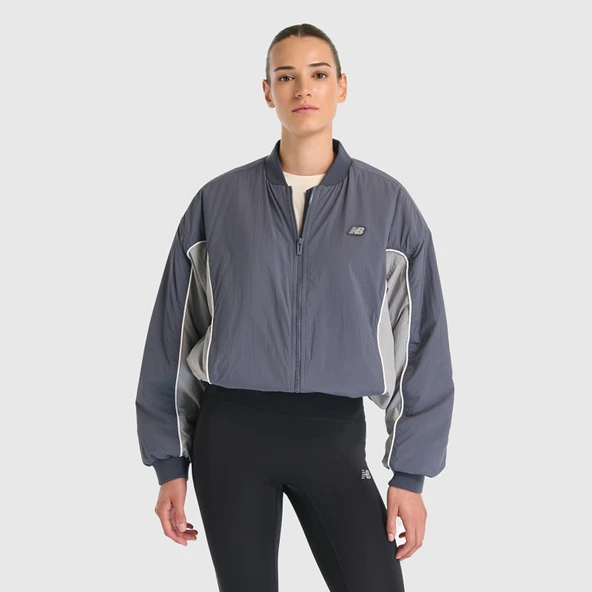 New Balance   NB Lifestyle Women Jacket Kadın Antrasit Mont - WNJ3541 ürün görseli 1