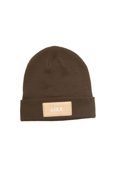 JJXX   Jxbasic Logo Beanie Acc Sn Kadın Kahverengi Bere - 12205033 ürün görseli 1