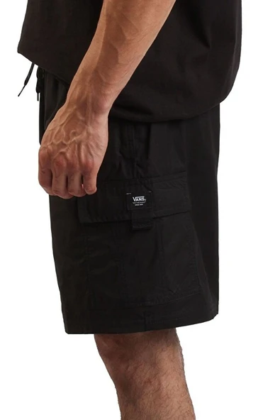 Vans   Primary Cargo Loose Elastic Boardshort Erkek Siyah Deniz Şortu - VN000M3H - Resim 2