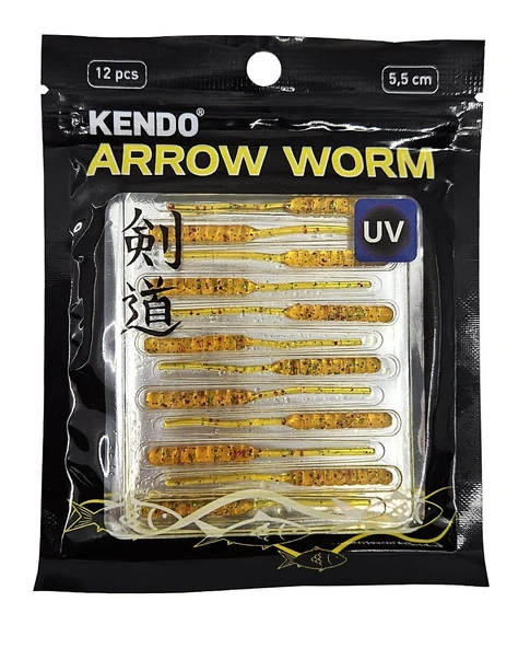 Kendo Arrow Worm Lrf Silikonu 5,5cm 12 Adet - Resim 12
