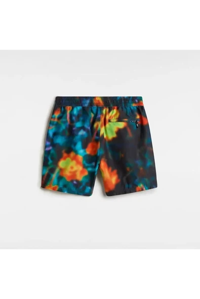 PRIMARY PRINT ELASTIC BOARDSHORT Erkek Siyah Deniz Şortu - VN0008KU - Resim 2