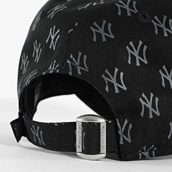 New Era   WMNS MONOGRAM 9FORTY Kadın Siyah Şapka - NE60667489 - Resim 3