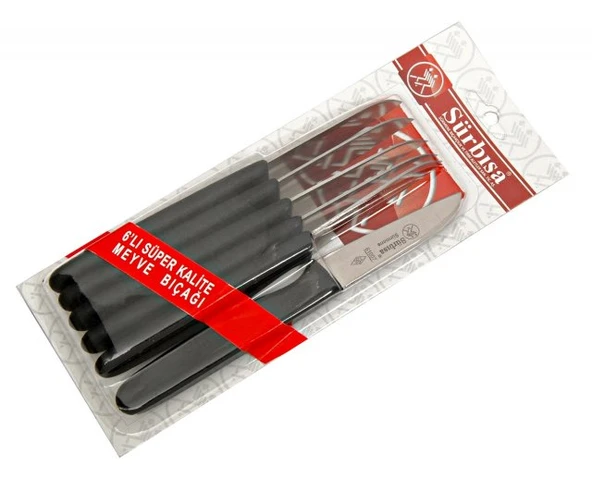 61007 - Sürmene Meyve Bıçağı 7,5 cm 6 lı ürün görseli 1