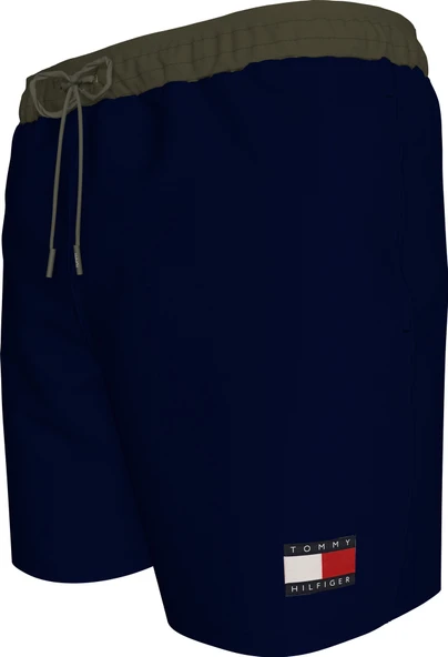 Tommy Hilfiger   MEDIUM DRAWSTRING Erkek Mavi Deniz Şortu - UM0UM03455 - Resim 2