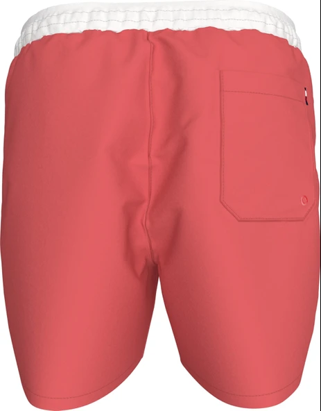 Tommy Hilfiger   MEDIUM DRAWSTRING Erkek Kırmızı Deniz Şortu - UM0UM03455 - Resim 3