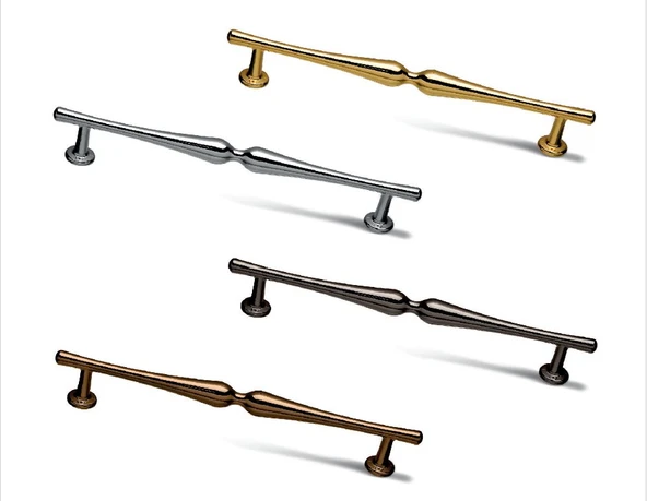 Mermi Model Bronz 160 mm Metal Kulp – 5 Adet | Dekoratif ve Dayanıklı Dolap Kulpu - Resim 2