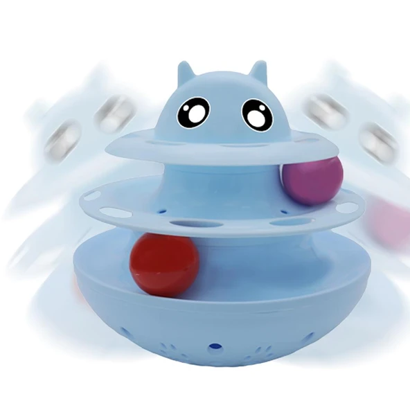 Mama Ödül Hazneli Hacı Yatmaz Kedi Köpek Oyuncağı - Resim 3