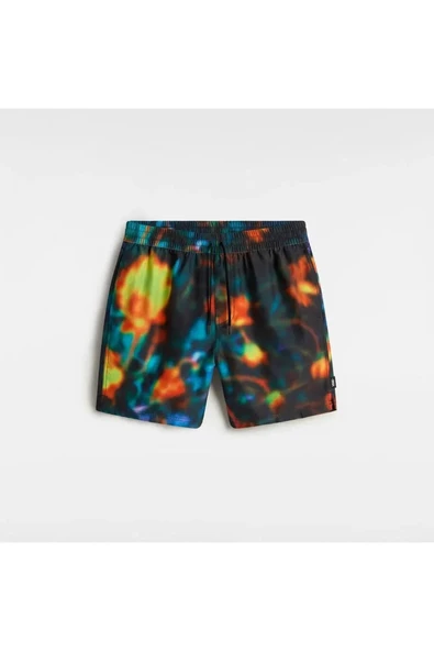 PRIMARY PRINT ELASTIC BOARDSHORT Erkek Siyah Deniz Şortu - VN0008KU ürün görseli 1