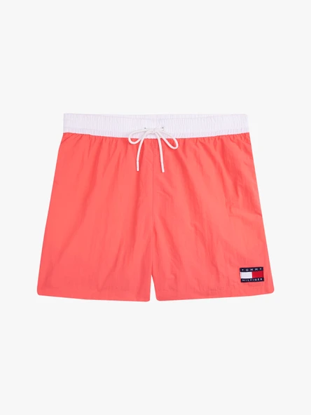 Tommy Hilfiger   MEDIUM DRAWSTRING Erkek Kırmızı Deniz Şortu - UM0UM03455 - Resim 10