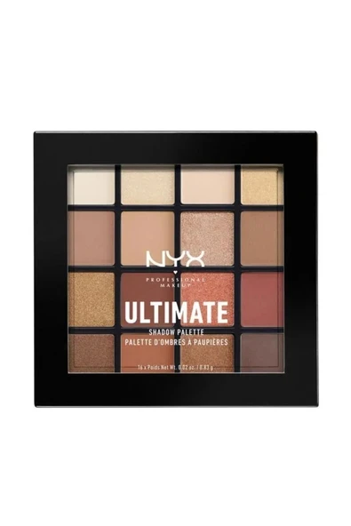 NYX Professional Makeup Göz Farı Paleti - Ultimate Shadow Pallette Warm Neutrals 800897017644 ürün görseli 1