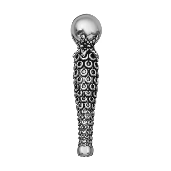 Gümüş Doku Desenli Tesbih İmamesi ürün görseli 1