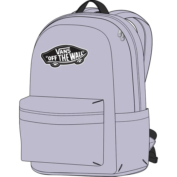 Vans   Old Skool Classic Backpack Uniseks Mor Sırt Çantası - VN000H4Y - Resim 6
