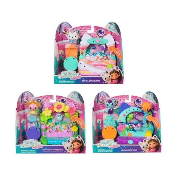 Gabby'nin Hayal Evi Balkon Dekarasyon Seti - Resim 5