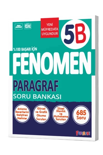 Fenomen 5.Sınıf Paragraf Soru Bankası ürün görseli 1