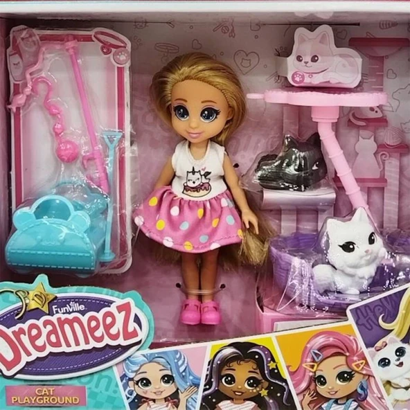 81125 MİNİ BEBEK VE KEDİ SETİ - Resim 2