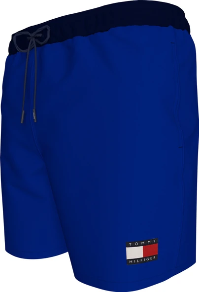 MEDIUM DRAWSTRING Erkek Mavi Deniz Şortu - UM0UM03455 - Resim 2