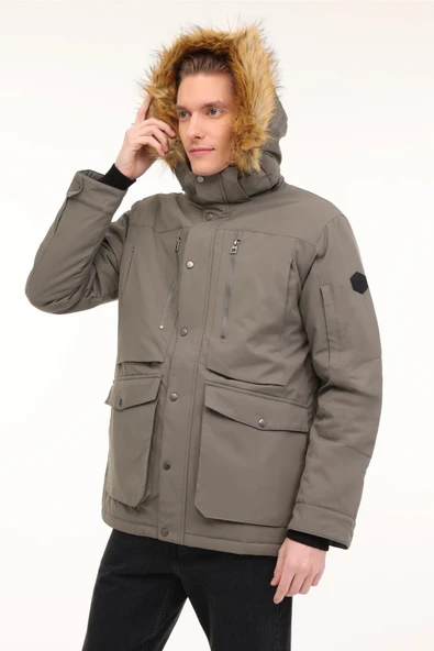 Lumberjack   4W ML COLDIN 2-W22CYPM-01GQ Erkek Yeşil Kaban - 101813382 - Resim 5