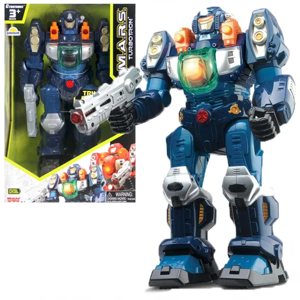 M.A.R.S Turbotron Işıklı Sesli Yürüyen Robot - Resim 2