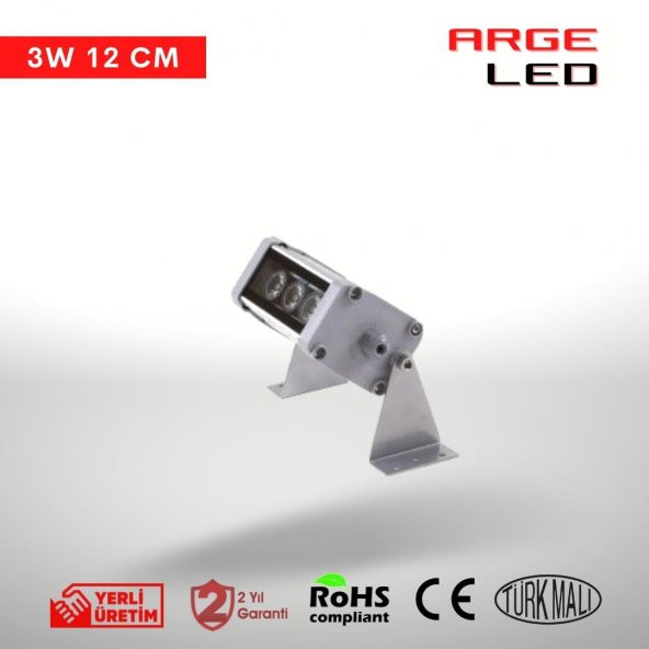 Arge Led Mavi Wallwasher Duvar Boyama 12 Cm - Resim 2