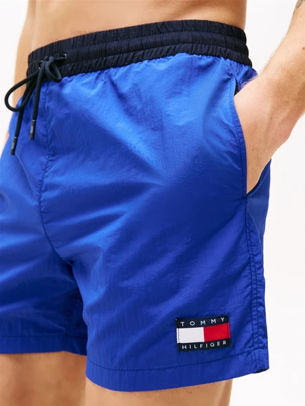 MEDIUM DRAWSTRING Erkek Mavi Deniz Şortu - UM0UM03455 - Resim 8