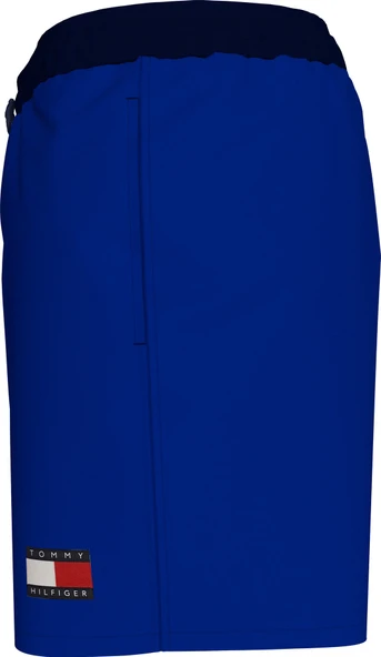 MEDIUM DRAWSTRING Erkek Mavi Deniz Şortu - UM0UM03455 - Resim 3