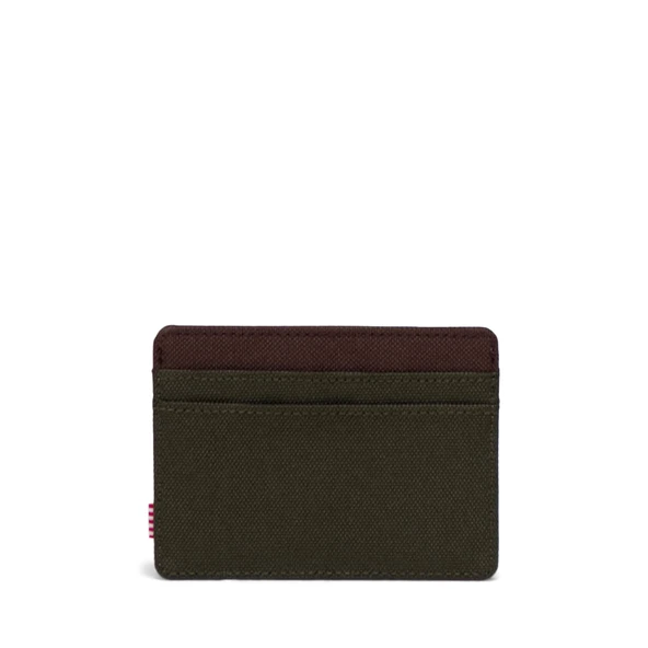 Herschel   Charlie Cardholder - Ivy Green/Chicory Coffee - OS Uniseks Yeşil Kartlık - 30065-04488 - Resim 2