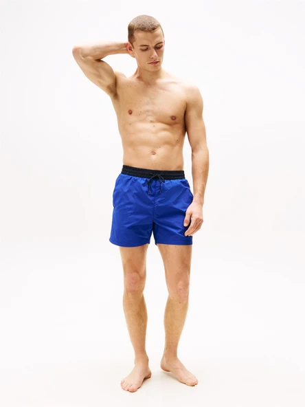 MEDIUM DRAWSTRING Erkek Mavi Deniz Şortu - UM0UM03455 - Resim 9