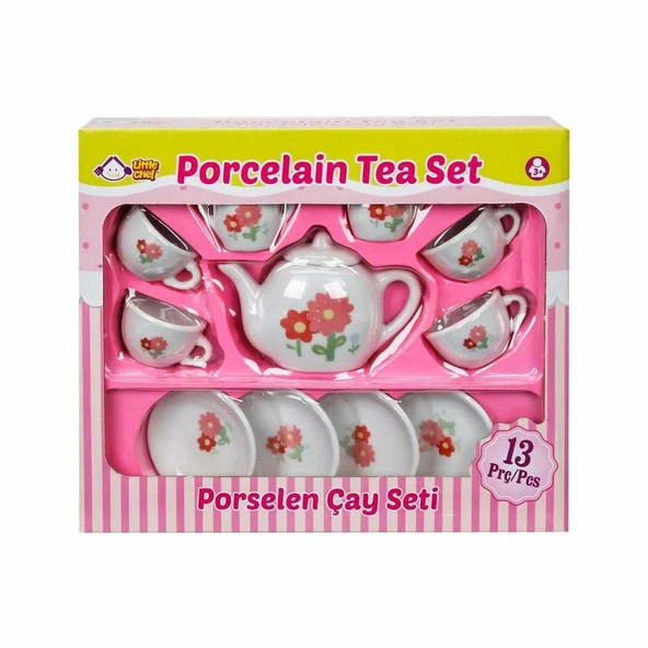 Porselen Çay Takımı 13 Parça - Resim 2