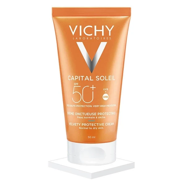 Vichy Capital Soleil Velvety SPF 50 Güneş Koruyucu Yüz Kremi 50 ml ürün görseli 1