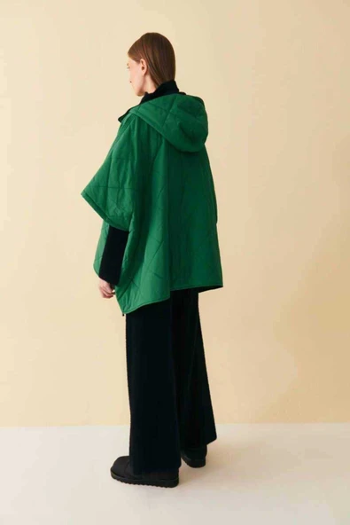 PANÇO Uniseks Yeşil Panço - W22W06D088PÇ - Resim 4